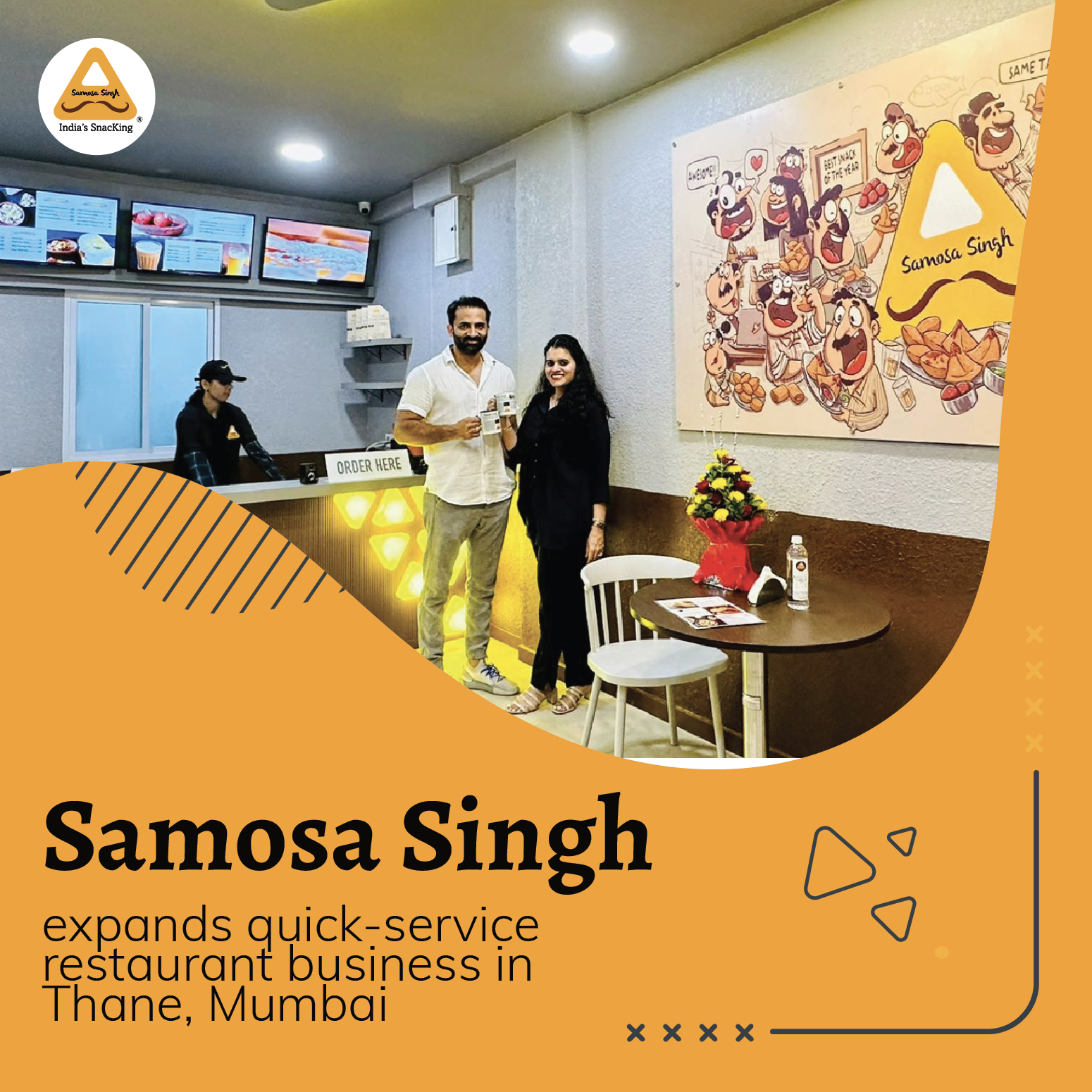 Samosa Singh expands quick-service restaurant business in Thane, Mumbai